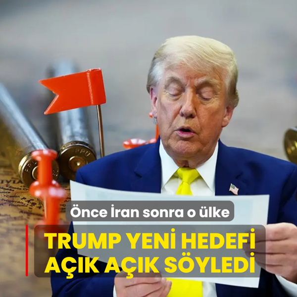 �nce �ran sonra o �lke! Trump yeni hedefi a��k a��k s�yledi: K�sa bir mola verece�iz