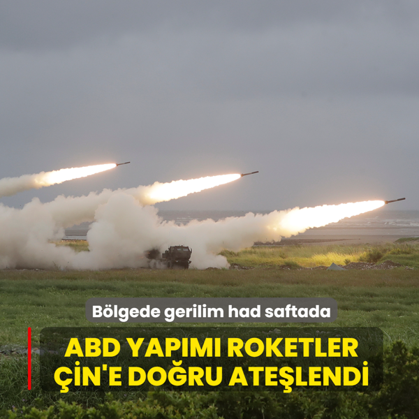 B�lgede gerilim had saftada... ABD yap�m� roketler �in'e do�ru ate�lendi