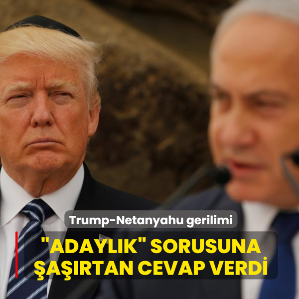 Trump-Netanyahu aras�nda so�uk r�zgar! �Adayl�k� sorusuna �a��rtan cevap verdi