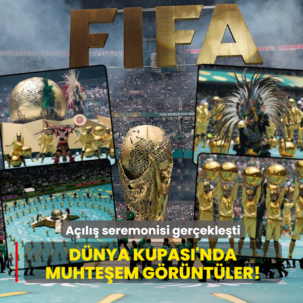 Muhte�em g�r�nt�ler! D�nya Kupas� a��l�� seremonisi ger�ekle�ti