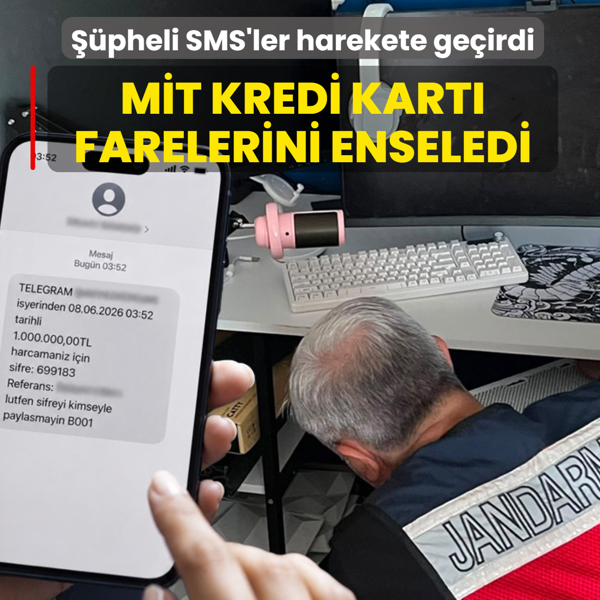 ��pheli SMS'ler harekete ge�irdi! M�T kredi kart� farelerini enseledi