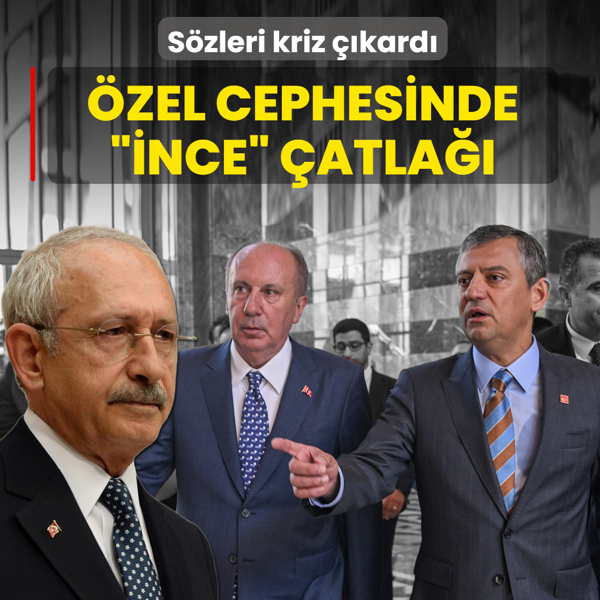 �zel cephesinde ��nce� �atla��! S�zleri kriz ��kard�