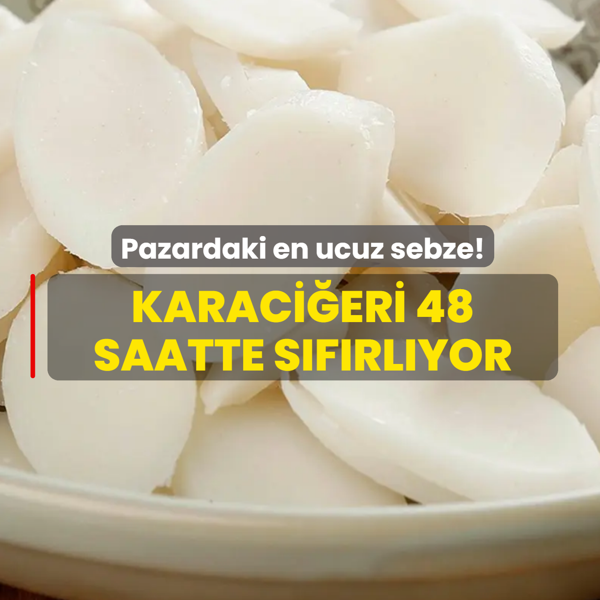 Pazardaki en ucuz sebze: Karaci�eri 48 saatte s�f�rl�yor, kimse y�z�ne bakm�yor