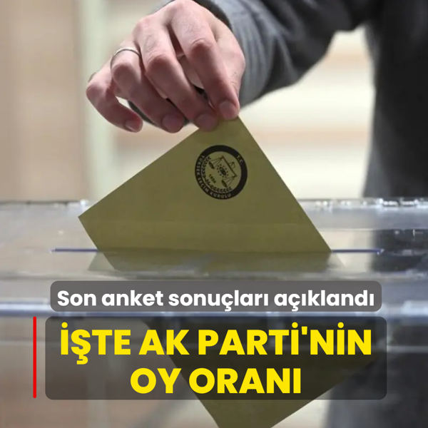 Son anket Ba�kan Erdo�an'�n masas�nda! ��te AK Parti'nin oy oran�
