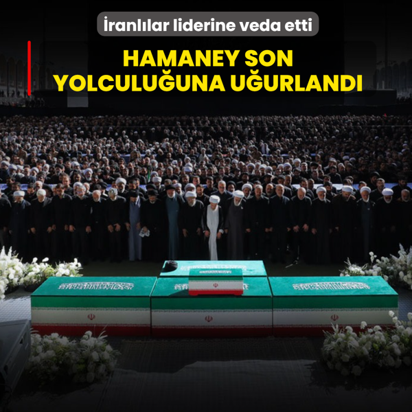 �ranl�lar liderine veda etti: Hamaney son yolculu�una u�urland�