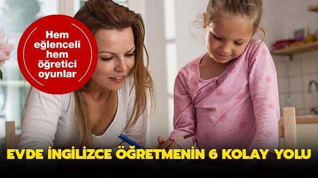 Çocuklara evde İngilizce öğretmenin 6 kolay yolu