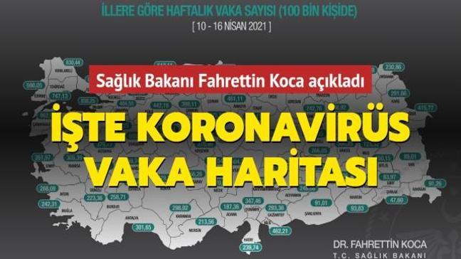 Sağlık Bakanı Fahrettin Koca açıkladı... İşte koronavirüs ...