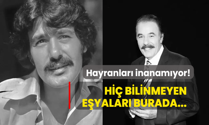 Hayranlar� g�zlerine inanam�yor! Ferdi Tayfur'un hi� bilinmeyen e�yalar� burada...