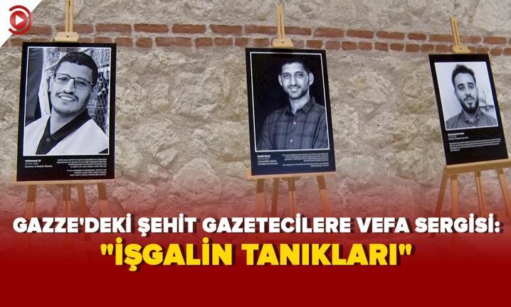 Gazze'deki �ehit gazetecilere vefa sergisi: '��galin Tan�klar�'