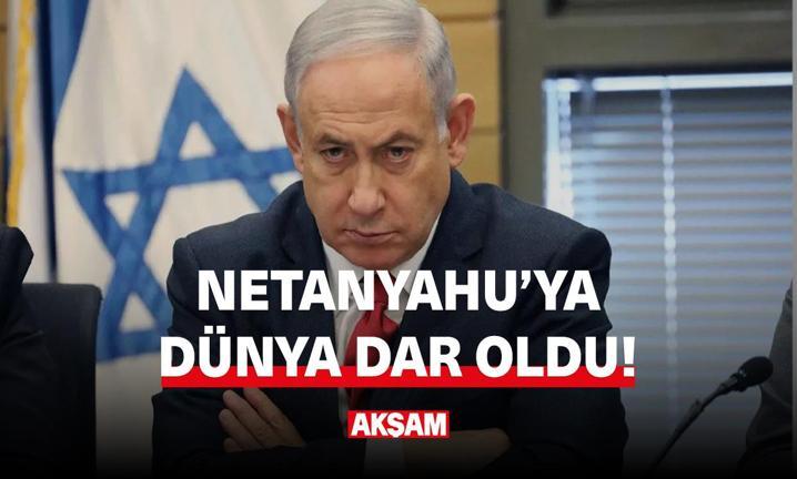 Netanyahu'ya d�nya dar oldu!