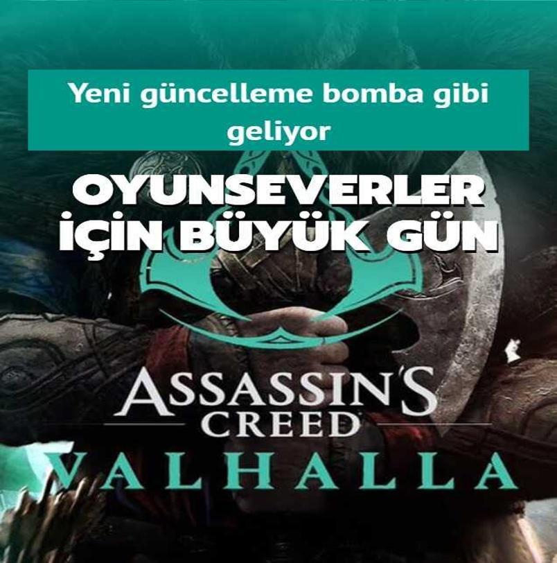 Assassin's Creed'in yeni g�ncellemesi Valhalla 1.2.0 i�in b�y�k g�n!