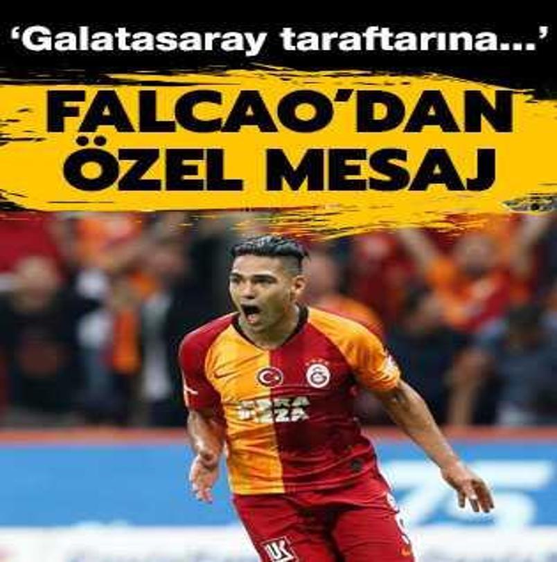 Falcao'dan Galatasaray taraftar�na mesaj: 'S�z verdim'
