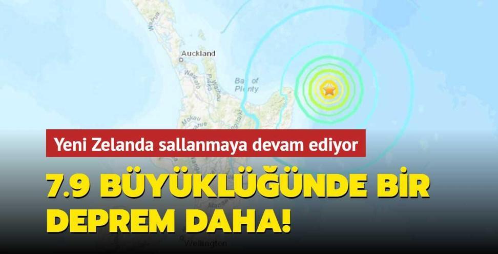 Yeni Zelanda'da 7.9 b�y�kl���nde bir deprem daha meydana geldi!