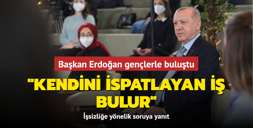 Başkan Erdoğan gençlerle buluştu: