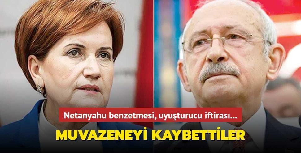 Muvazeneyi kaybettiler