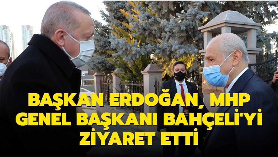 Ba�kan Erdo�an, MHP Genel Ba�kan� Bah�eli'yi ziyaret etti